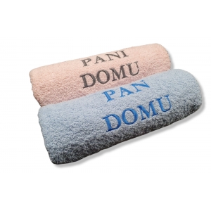 RĘCZNIKI *PAN I PANI DOMU* 70*140 2 sztuki
